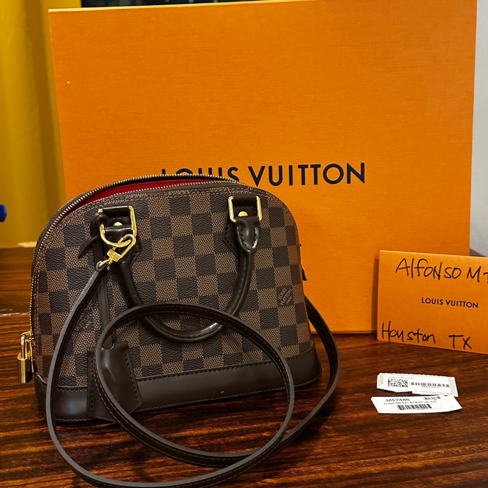 Louis Vuitton Alma bb damier ebene